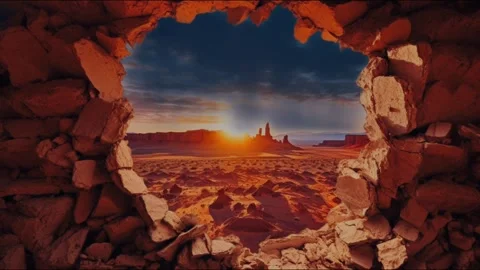 Natures Window 1 Stock Footage 243600827