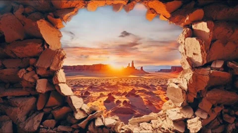 Natures Window 2 Stock Footage 243600777