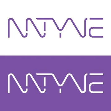 Natyve logo, monogram, vector Stock Illustration