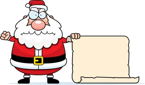 Naughty List Illustrazione stock