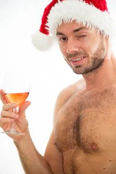 Naughty santa Stock Photos