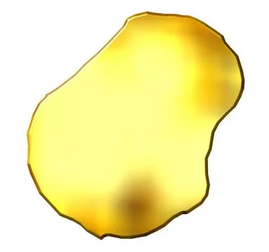 Nauru 3d Golden Map Stock Illustration
