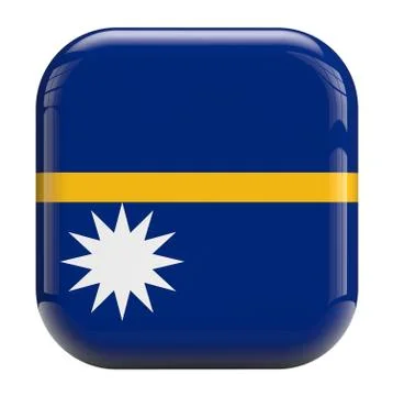 Nauru flag icon image Stock Illustration