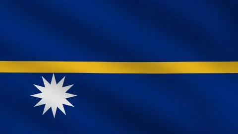 Nauru flag Stock Illustration