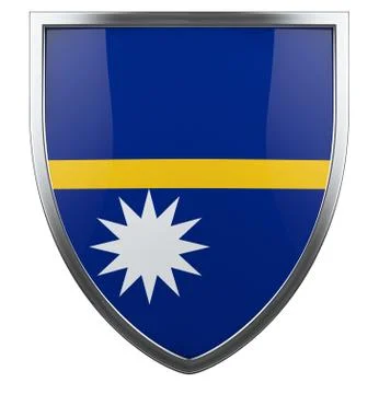 Nauru flag Stock Illustration