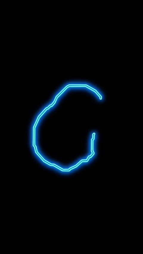 Nauru Map Outline Neon Lights Stock Footage 333056970