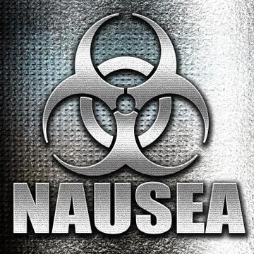 Nausea concept background Stock Illustration