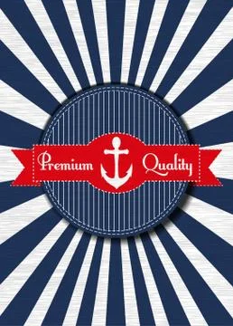 Nautical anchor Stock Illustration