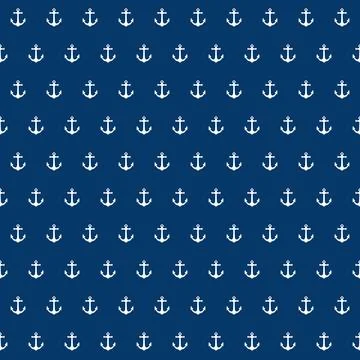 Nautical anchor pattern Stockillustratie