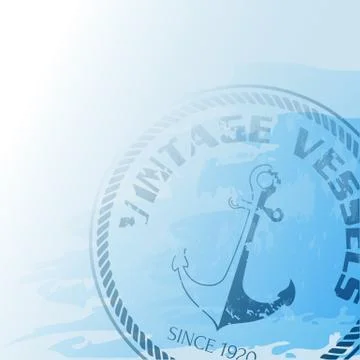 Nautical background Illustrazione stock