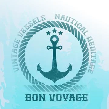 Nautical background Stock Illustration