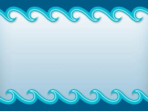 Nautical cartoon scenery Stock Illustration