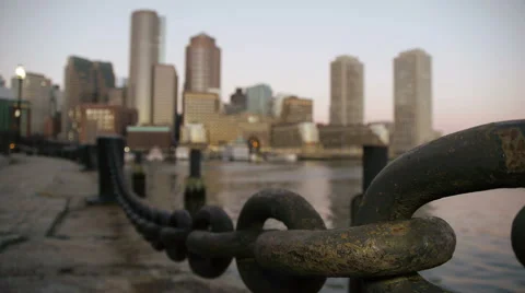 Nautical Chain Links Boston Video stock 58933474