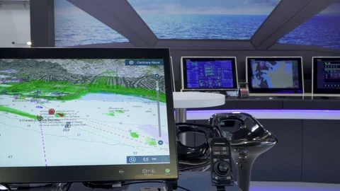Nautical command center  Stock Footage 88545523