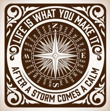 Nautical design. Vector Stock Illustration