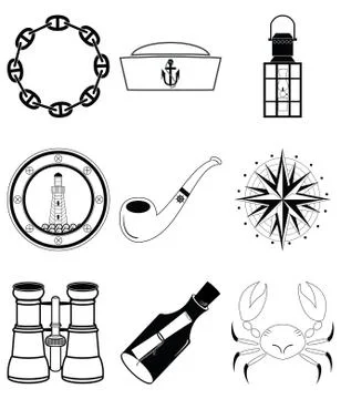 Nautical elements IV Stock Illustration