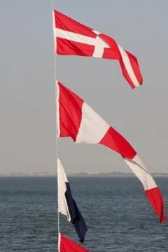 Nautical flags Stock Photos