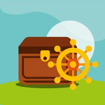 Nautical maritime design Stock Illustration