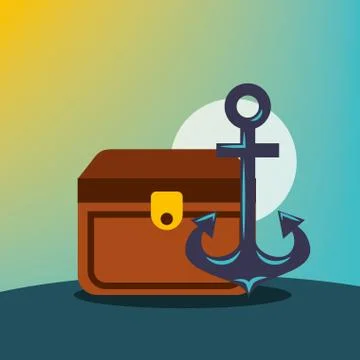 Nautical maritime design Stock Illustration