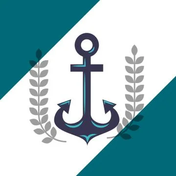 Nautical maritime design Stock Illustration
