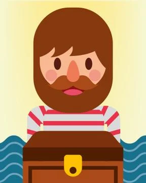 Nautical maritime design Stock Illustration
