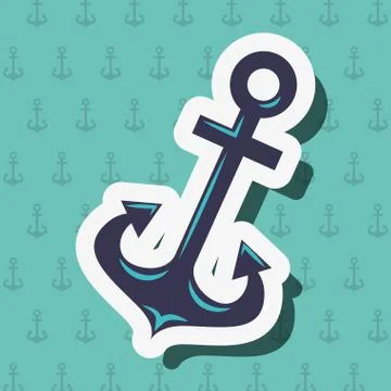 Nautical maritime design Stock Illustration