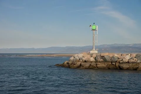 Nautical navigation lights Stock Photos