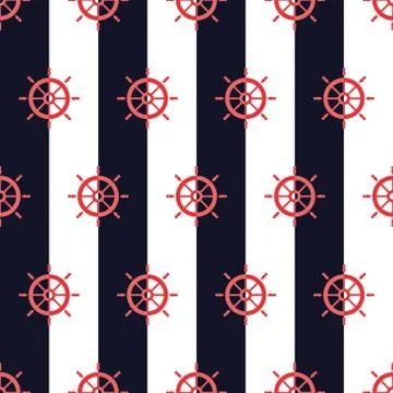 Nautical pattern Stock Illustration