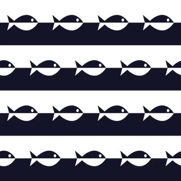 Nautical pattern Stock Illustration