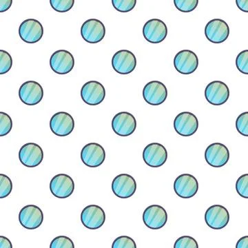 Nautical porthole windows creating a seamless pattern background Stock Illustration