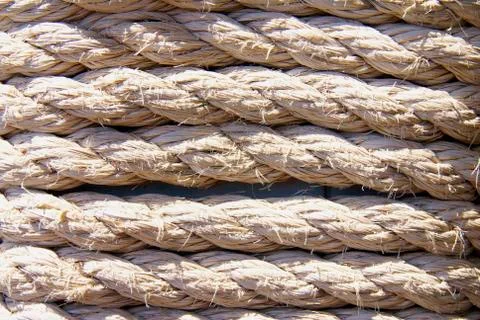 Nautical rope background Stock Photos