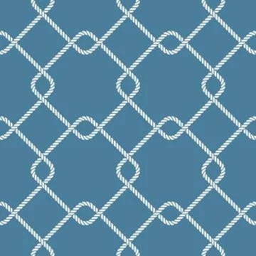 Nautical rope pattern イラスト素材