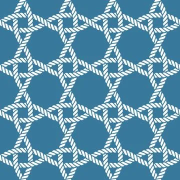 Nautical rope pattern Stock Illustration
