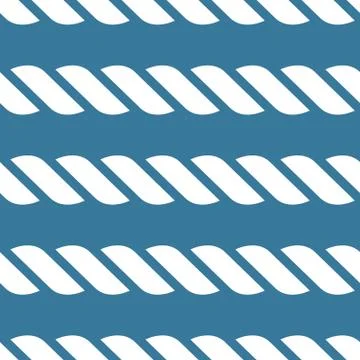 Nautical rope pattern Stock Illustration