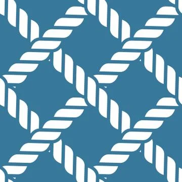 Nautical rope pattern Stock Illustration