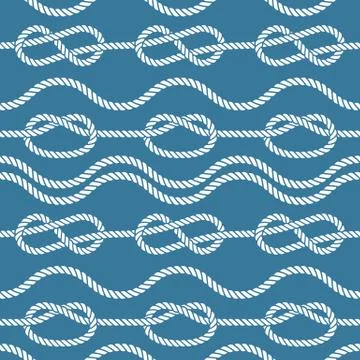 Nautical rope pattern イラスト素材
