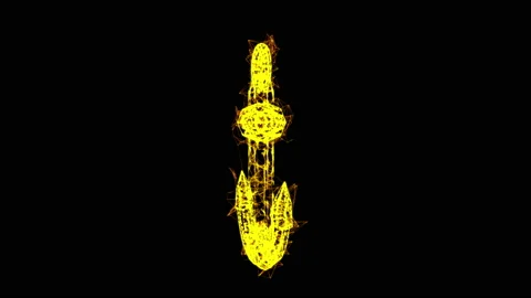 Nautical sea ship anchor 스톡 동영상 147987703