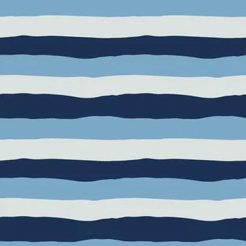 Nautical seamless pattern. Navy blue stripes background Stock Illustration