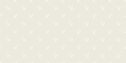 Nautical seamless pattern with ship wheels and anchors Illustrazione stock