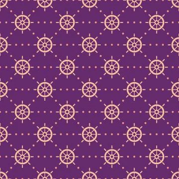 Nautical spirit pattern Stock Illustration