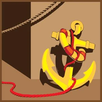 Nautical theme Stock Illustration