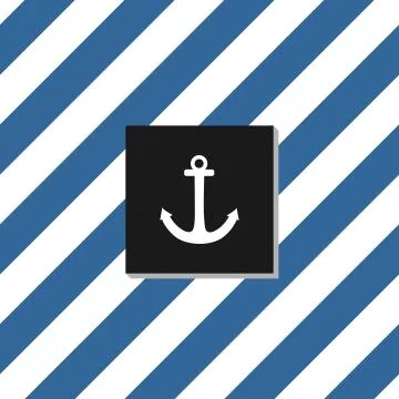 Nautical vector card Stock Illustration