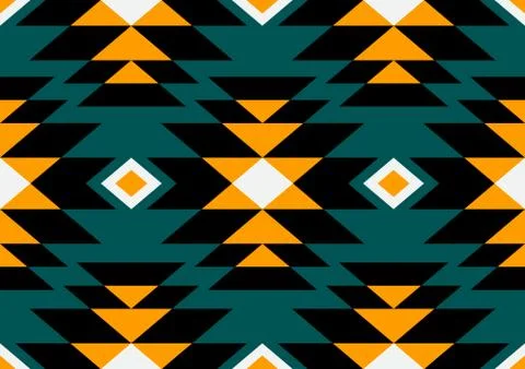 Navajo Pattern Stock Illustration
