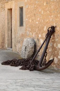 Naval anchor Stock Photos