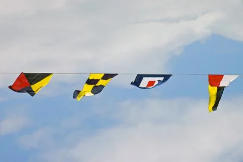 Naval Flags Stock Photos