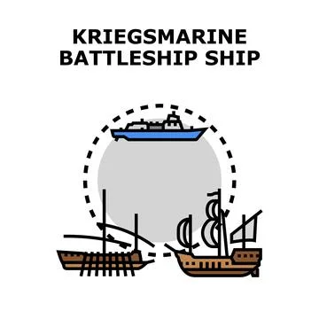 Naval fleet evolution developing historic and modern ship designs イラスト素材