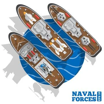 Naval forces. イラスト素材