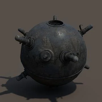 Naval Mine ~ 3D Model ~ Download #90885568 | Pond5