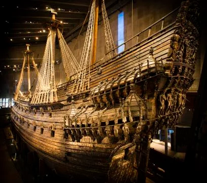 Naval ship Vasa Stock Photos