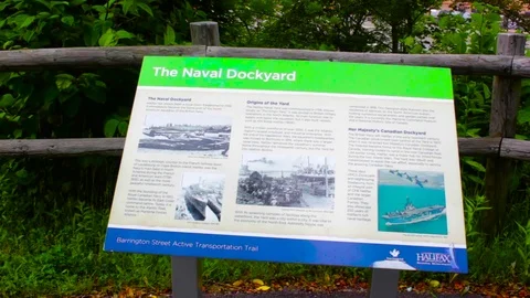 Naval Trail Ends, Halifax, Nova Scotia, Canada 動画素材 91769393